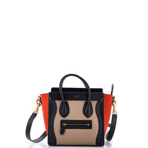 Celine Tricolor Luggage Bag Leather #243229C10B